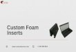 Custom foam inserts with Printed logo & Design in Texas