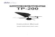 Datavideo TP-200 Instruction Manual - CVP.comThe Datavideo Prompter Kit, TP-200, is designed to help you overcome these problems by converting Apple’s iPad™ (not supplied) into