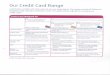  · The range consists of Platinum, Royalties Gold, Savings Accelerator cards. The tables below help you to compare our credit cards Credit Card designed for I plan to spend on the