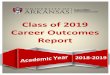 Class of 2019 Career Outcomes Reportcareer.uark.edu/cdc/aboutus/studentstats/2018-2019...2020/03/10  · Dr. Kuatbay Bektemirov, Career Data Analyst University of Arkansas Career Development