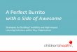 A Perfect Burrito with a Side of Awesome...Burrito . Order "My team needs to be re-trained on a process that is used very rarely. When the process is triggered, it must be executed