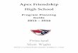 Apex Friendship High School · Apex Friendship is located right off of the 540 near S. Salem St. Opening with a population of students from Holly Springs, Panther Creek & Apex High