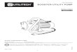 BOOSTER UTILITY PUMPpdf.lowes.com/operatingguides/054757098476_oper.pdf · 2020. 6. 5. · 1 BOOSTER UTILITY PUMP ITEM #0955585 MODEL #148008 Español p. 12 Serial Number Purchase