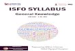 ISFO SYLLABUS · Countries-Their Flags, Capitals & Currencies Logos & Brands 3. Sports and Games Sports Terms Fields & Tracks Equipment of Different Sports Sports Personalities Olympics