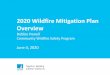 2020 Wildfire Mitigation Plan Overview · Some of the measures included in this presentation are contemplated as additional precautionary measures intended to further reduce the risk