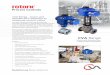 Flow Control · Quarter-turn actuators to automate control valves The CVA range of linear and quarter-turn ... Quarter-turn Actuator CVA Range Performance Summary *Corresponds to