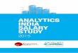 AnAlytics indiA sAlAry study - Great Learning · the must-haves for buIldIng a career In busIness analytIcs Yash Rai has about 7 years of research and analytics experience across