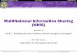 MultiNational Information Sharing (MNIS)...2011-08-11 // U..S. Central Command J-6 Session: 5, MultiNational Information Sharing (MNIS) Synopsis: This session will highlight that a
