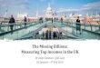 The Missing Billions: Measuring Top Incomes in the UK · 2019. 2. 14. · III Seminar – 5 th Feb 2019. What’s missing from top incomes in the UK’s income ... showing that since