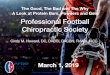 Professional Football Chiropractic Society · 2020. 5. 23. · Please do not distribute without written consent of Dr. Cindy M. Howard Cindy M. Howard, DC, DABCI, DACBN, FIAMA, FICC