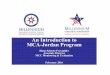 An Introduction to MCA-Jordan Program · 2016. 4. 17. · Build,Operate and Transfer Contract (BOT) Design / EIA / Bidding Construction Implementation 4 Nov 2012: Groundbreaking Ceremony