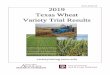 SCS-2019-25 2019 Texas Wheat Variety Trial Resultsvarietytesting.tamu.edu/files/wheat/2019/2019-Wheat-Publication-1030.pdfSCS-2019-25 2019 Texas Wheat Variety Trial Results varietytesting.tamu.edu
