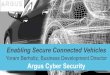 Enabling Secure Connected Vehicles - ITU...Car Theft Mass Events Targeted Attacks Hacktivism Possible Attack Scenarios Financial Cyber Ransom Almost All Brands Hacked! Mitigate the