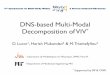 DNS-based Multi-Modal Decomposition of VIVweb.mit.edu/harishm/www/papers/BBVIV4.pdf · D. Lucor1, Harish Mukundan2 & M. Triantafyllou2 1 Laboratoire de Modélisation en Mécanique,