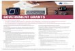 GOVERNMENT GRANTS - Welcome to the Victorian Chamber · 2019. 5. 28. · GOVERNMENT GRANTS Is your business seeking to: > Invest in capital (e.g. purchase a new piece of equipment