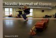practice, education and research1)Web.pdf · Dance research and dance practice are developing steadily in the Nordic countries. Nordic Journal of Dance: Practice, Education and Research