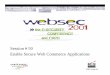 Enabling Secure Web Commerce Applicationsspy-hunter.com/websec2001securingecommerce.pdf · 2008. 1. 18. · Strategic E -Commerce Architecture and Security, Check Point Firewall -1,