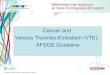 Cancer and Venous Thrombo-Embolism (VTE): AFSOS Guideline · 2018. 7. 16. · Moderate risk (score = 1 ou 2 ) à VTE 1,8 % to 2 % High risk (score > 2) à VTE 6,7% to 7,1 % This score