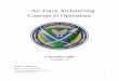Air Force Architecting Concept of Operations · 2011. 5. 15. · Air Force (AF) decision-makers are called upon daily to make decisions across the AF, which is growing in complexity,
