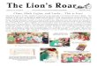 The Lion’s RoarThe Lion’s Roar Volume 19, Number 2 Cincinnatus Central School District Newsletter February 2018 The third graders in Mrs. Gardner’s class had a fun treat the