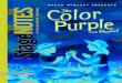 THE COLOR PURPLE - Stage Notes · The study guide for The Color Purple is for you, the educator, in response to your need for standards-compliant curriculum. We hope this study guide