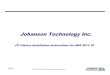 Johanson Technology Inc....May 28, 2013  · Johanson Technology Inc. JTI Library Installation Instructions for ADS 2011.10 Author: Antonio Guilin ( aguilin@johansontechnology.com