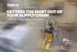 GETTING THE MOST OUT OF YOUR SUPPLY CHAIN...Continuous process improvement (CPI) is an ongoing effort to strengthen any part of your business. When applied to the supply chain, it