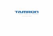 Annual Report 2008 · 2017. 1. 27. · 2 Tamron Co., Ltd. It is my pleasure to present a report on our business and ﬁ nan-cial performance for ﬁ scal year ended December 31, 2008