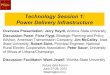 Technology Session 1: Power Delivery Infrastructure...Pumped hydro – Deployed on a gigawatt scale in the U.S. (20 GW at 39 sites and installations range from 50 MW to 2100 MW). –