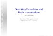One-Way Functions and Basic Assumptions - people.cs.nctu ...wgtzeng/courses/Crypto2009Fall/Slid… · One-Way Functions and Basic Assumptions Wen-Guey Tzeng Department of Computer