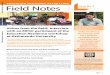 Field Notes Issue No. 7 · 2016. 7. 15. · The Field Notes series is produced to share lessons around this process in an effort to disseminate ERAÕs support for the collection of