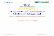 Reportline Security Officer Manual - Virginia Dept of Accounts · 2017. 5. 17. · Reportline Security Officers may be established to provide security to reports rom f ... 7 Commonwealth