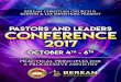 Greetings, - bereanchristianchurch · 2017. 8. 4. · through the remaining pages of this brochure to discover all that will be offered to conference participants. My sincere hope