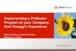 Implementing a Pollinator Program at your Company: Xcel …rightofway.erc.uic.edu/wp-content/uploads/2019/03/Pam... · 2020. 8. 28. · • Budget – Seek upcoming construction projects