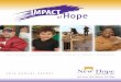 IMPACT Hope of€¦ · Whitney’s Story Whitney, age 19 and her son, Kingston, 4 months, have been working with leah pruett, one of our Family Support Specialists, since Whitney