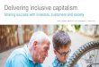 Delivering inclusive capitalism - Legal & General · Group investment projects & expenses (53) (40) (33) Operating profit excluding mortality release 909 862 5 Mortality release -
