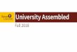 University Assembled - Home | Rowan University€¦ · • Infographic coming soon • Monitor slides • Join our upcoming round table discussions! • Oct. 12, 2:00 – 3:30 p.m.,