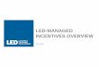LED-MANAGED INCENTIVES OVERVIEW - Louisianarevenue.louisiana.gov/Miscellaneous/LED-Managed... · R&D is a statutory incentive program, tiered by employment levels or the amount of
