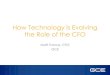 How Technology is Evolving the Role of the CFO · Changing the Decision Process Technology investments have changed for the CFO Previously technology investments were large-scale