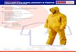 YELLOW PVC RAIN JACKET & PANTS€¦ · PROTECTIVE WORKWEAR Rain Jacket (RJ): PVC/Polyester jacket with elastic plus ... with the ProChoice Hi-Vis Rain Gear Range. ... MELBOURNE T