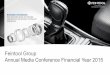 Feintool Group Annual Media Conference Financial Year 2015...Feintool Group Annual Media Conference, 8 March 2016 5 LONG-TERM POSITIVE DEVELOPMENT (CHF m) 2012 1) 2013 2014 2015 2016E