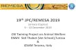 19th JPC/REMESA 2019...19th JPC/REMESA 2019 Larnaca (Cyprus) 9 – 10 December 2019 . OIE Twining Project on Animal Welfare ENMV Sidi Thabet (Vet School),Tunisia & IZSAM Teramo, Italy