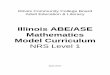 Illinois ABE/ASE Mathematics Model Curriculum · For the purpose of compliance with Public Law 101-166 (The Stevens Amendment), approximately 100% federal funds were used to produce