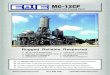 MG-12CP - ERIE Strayer · The ERIE MG-12CP is the premier Single Mixer Paving Plant available to concrete paving contractors. State-of-the-art components combined with the most current