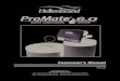 Hellenbrand ProMate 6 Consumer Manual · to soften both the hot and cold water supply. A separate hard water faucet may be plumbed for drinking purposes if desired. Outside faucets