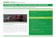 INTERMODAL TRANSPORTATION SERVICESpalletrater.com/wp-content/...Transportation_Slick.pdf · rail services which provide a greener transit solution. MODE TRANSPORTATION Mode Transportation