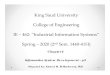 King Saud University of Engineering IE Information Systems ...fac.ksu.edu.sa/sites/default/files/2_-_is_development_-_p2_ams_jan2… · • Provide variety of software: o broad-based