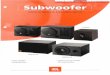 Subwoofer - Cieri - Digital Subwoofers Seri… · are two high-performance subwoofers designed to deliv er unmatched low-frequency impact and sonic realism in home-theater and music