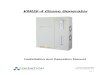 VMUS-4 Ozone GeneratorPhone: 515-635-5854 pg. 5 Installation Notes: Ensure the VMUS-4 is mounted in a clean, dry location. The VMUS-4 ozone generator is not rated for wash-down, or