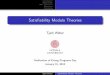 Satisfiability Modulo Theoriesuser.it.uu.se/.../satisfiability-modulo-theories-erlang.pdf · 2012. 1. 31. · Applications SMT Solver Use Algorithms Conclusion Satis ability Modulo